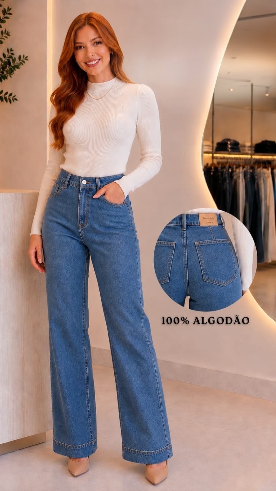 Calça Jeans Wid Leg