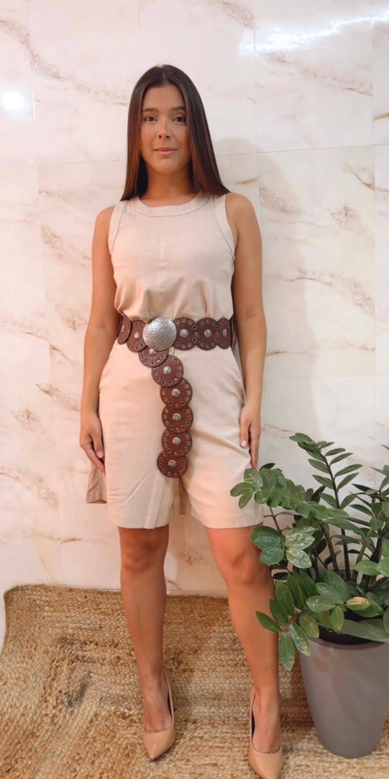 Conjunto Regata e Bermuda Com Elástico Na Cintura Em Viscolinho